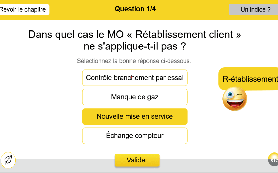 Exemple de quiz (évaluation sommative fin module)
